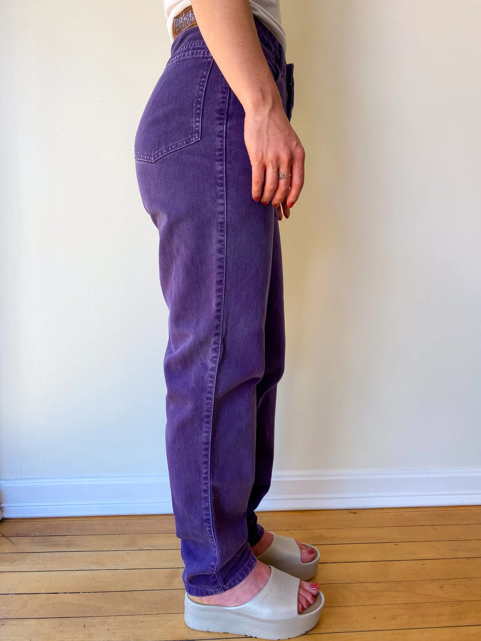 Marithé-François-Girbaud Purple Jeans—[26X31]