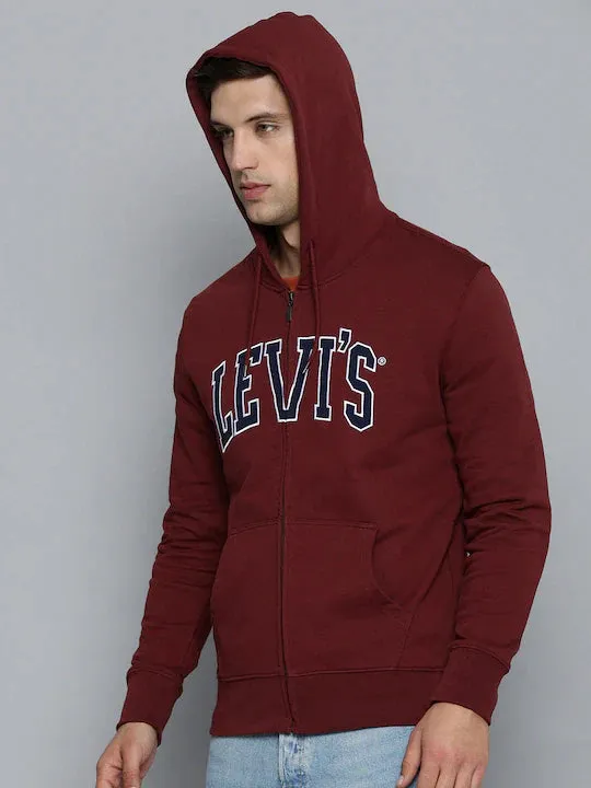 Men's Brand Logo Hooded Sweatshirt