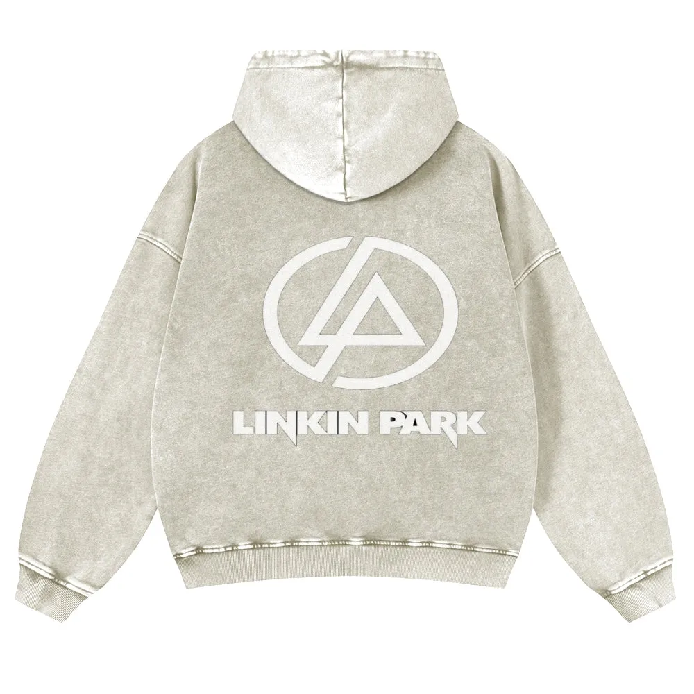 Mens Vintage  Linkin Park Rock Band Hoodies