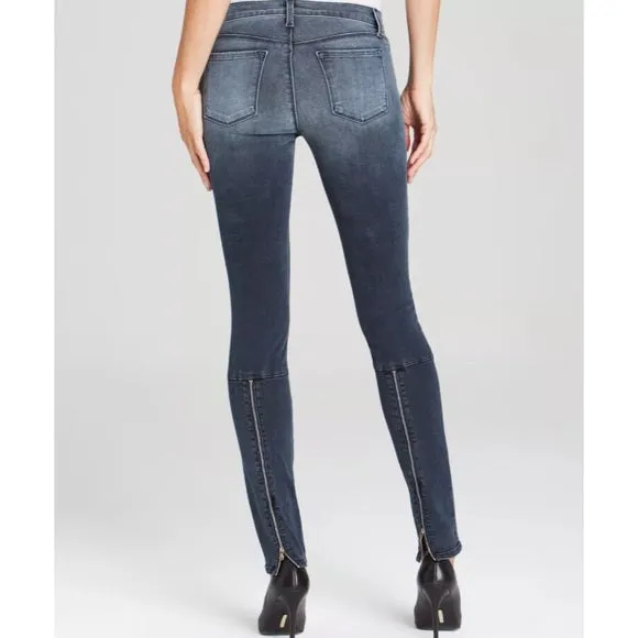 Mid-Rise Back Zip Skinny Kamila Jeans