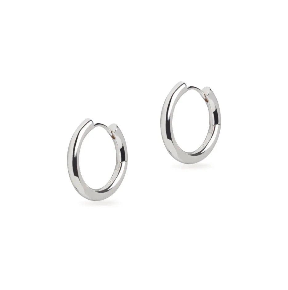 Midi Chunky Hoop Earrings