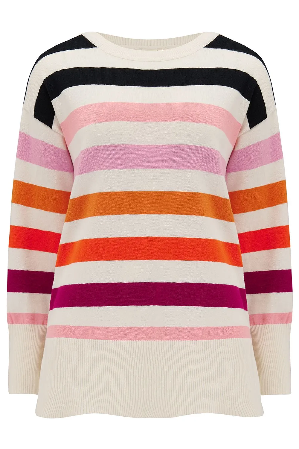 MOANA RELAXED JUMPER (SUNSET STRIPES)