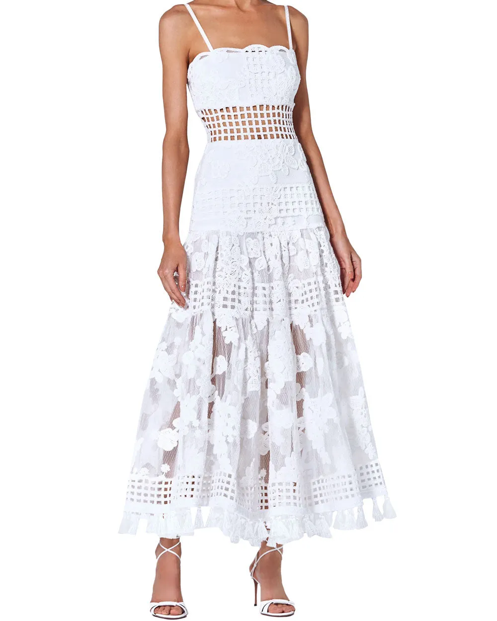 Moonlight Lace Legends Midi Dress