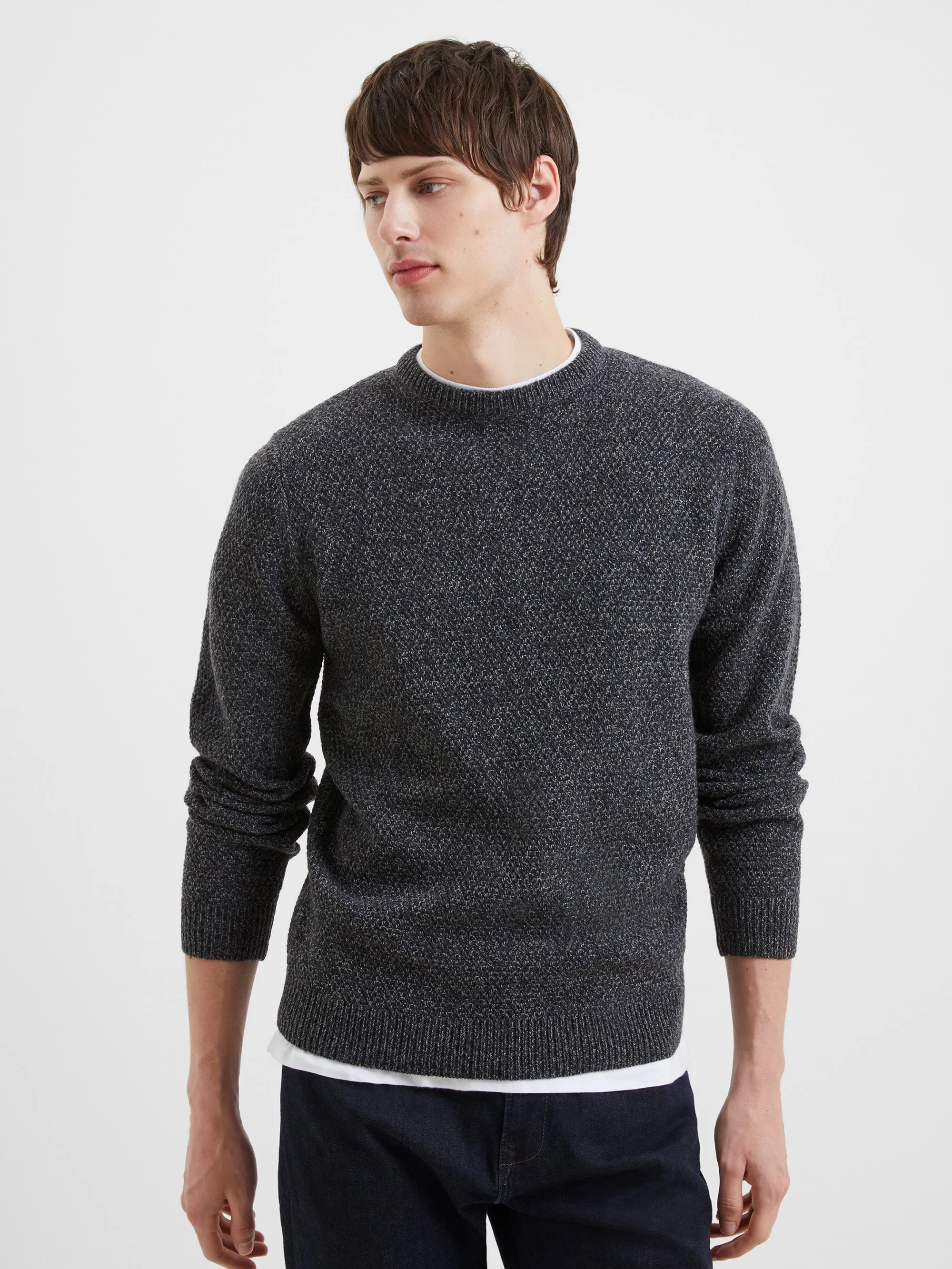 Moss Knit Crew Neck Jumper