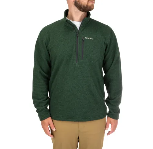 MRO Logo Wear Simms Rivershed Sweater Quarter Zip 2023