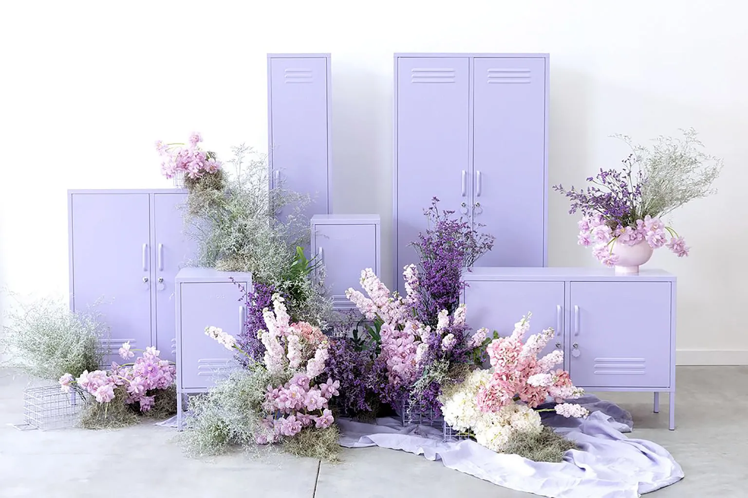 Mustard Made Midi Locker - Lilac