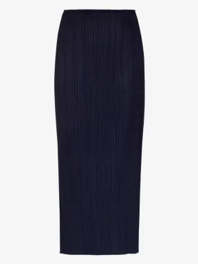 New Colorful Basics 4 Skirt in Navy by Pleats Please Issey Miyake