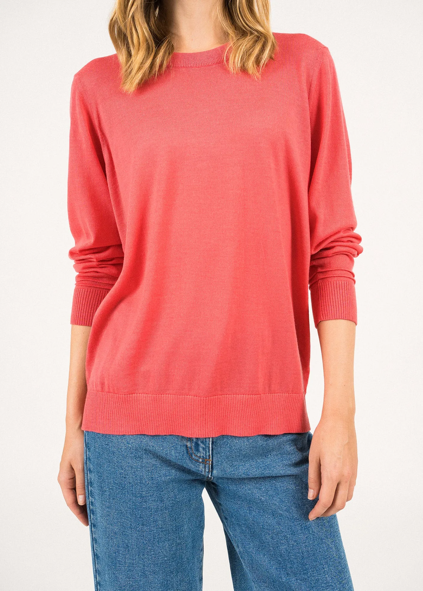 Newport Round Neck Jumper - in wool (DOLY)