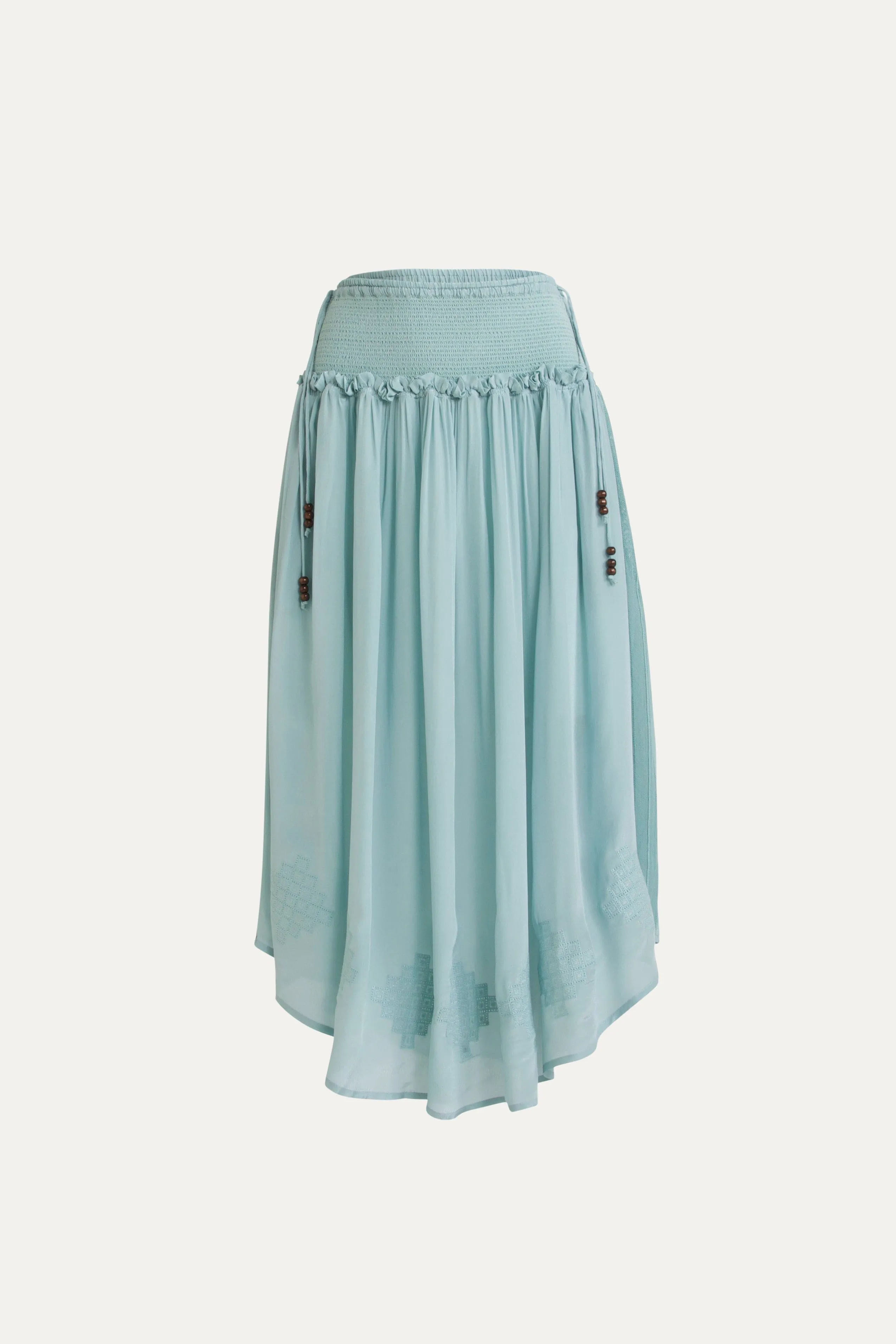 Nina Skirt with Shirred Waistband