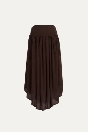 Nina Skirt with Shirred Waistband