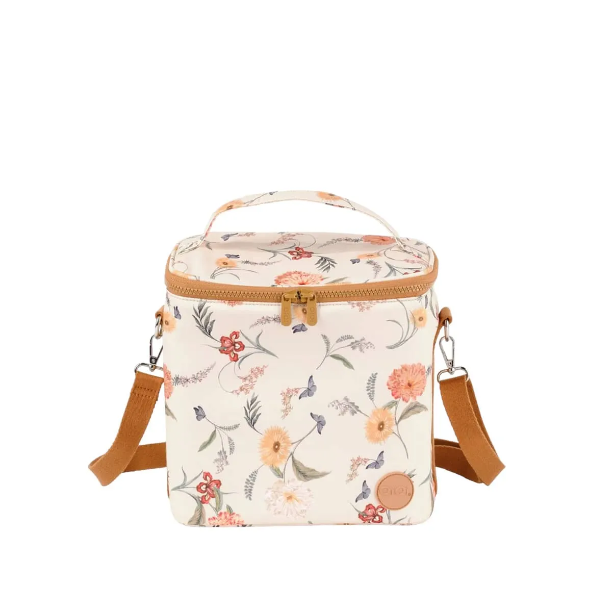 OiOi Midi Insulated Lunch Bag - Wildflower