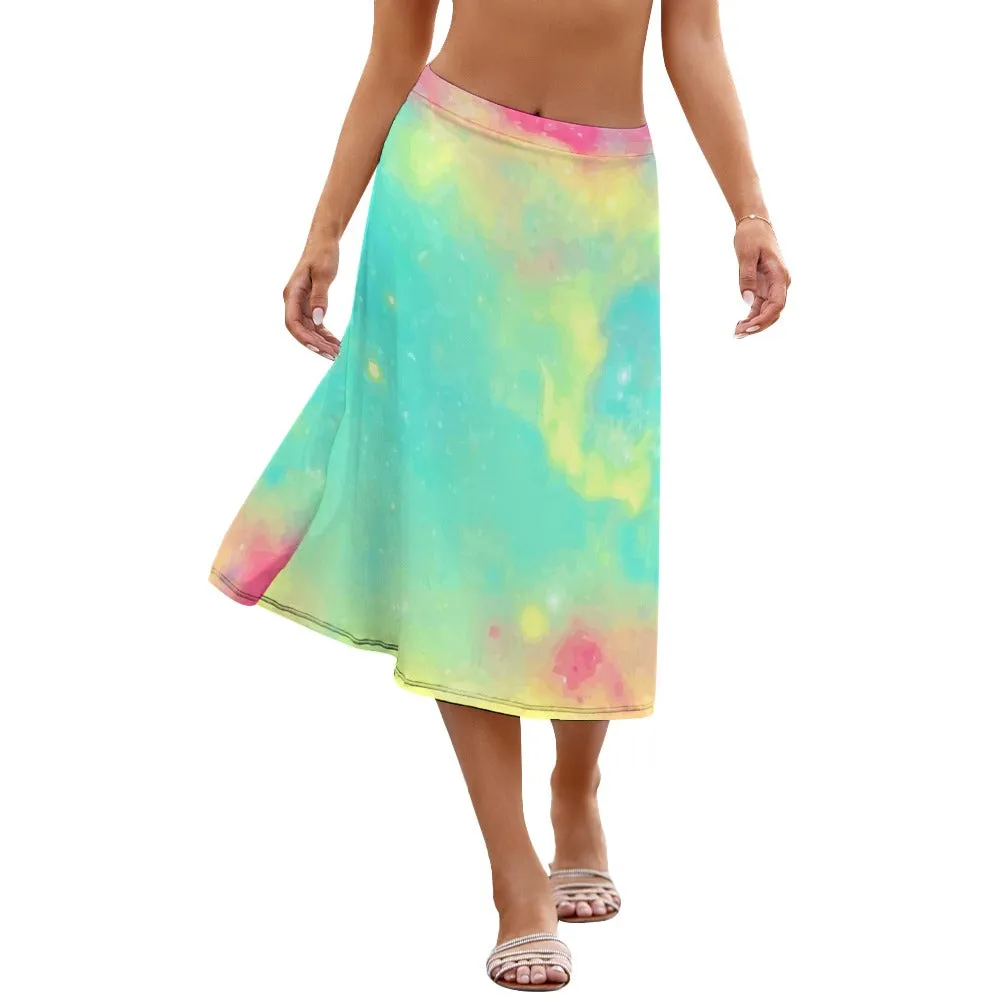 Pastel Tie-Dye Skirt