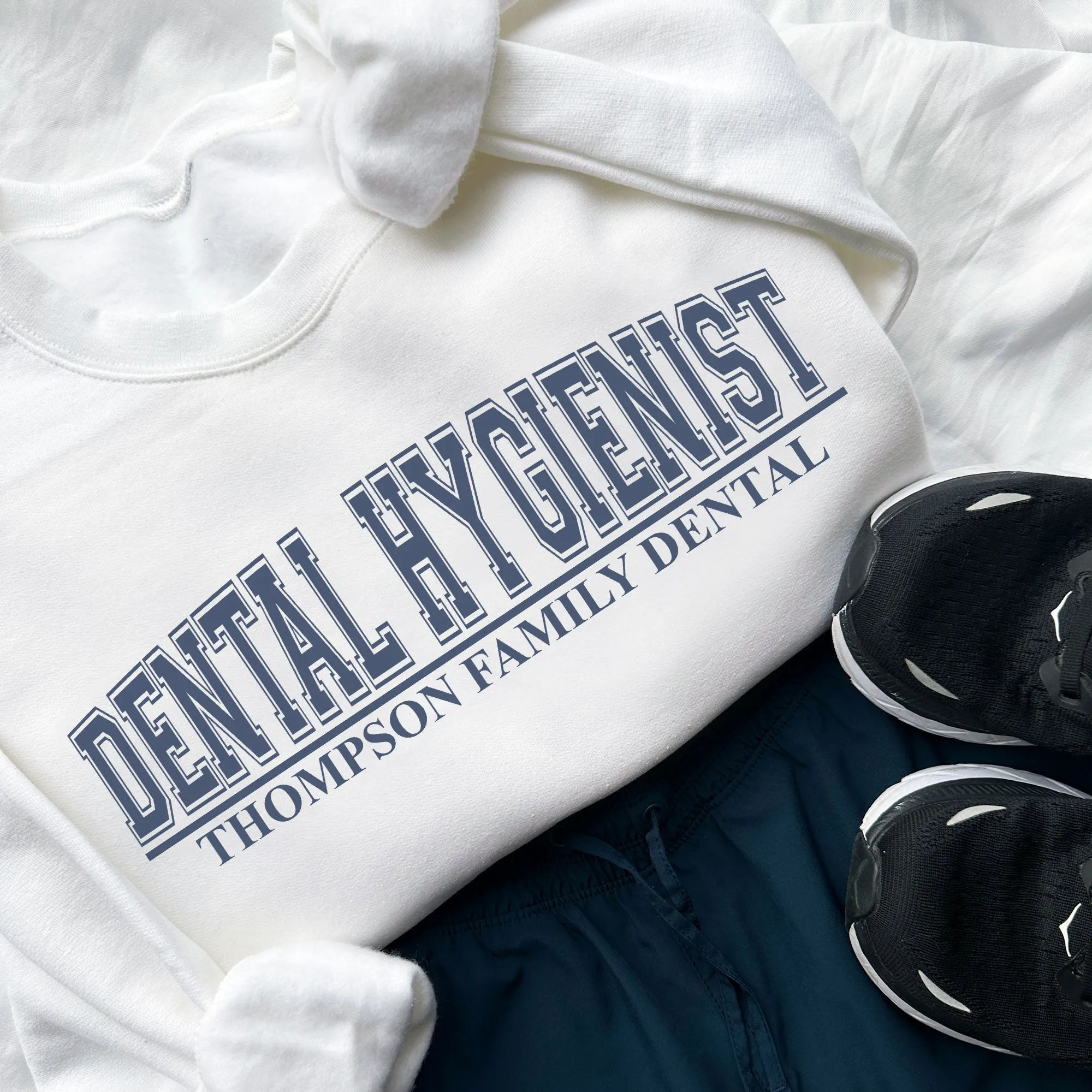 Personalized Dental Hygienist Devin Crewneck