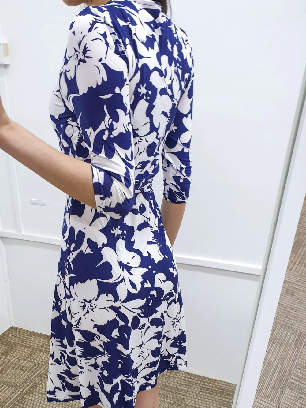 Porcelain Wrap Dress