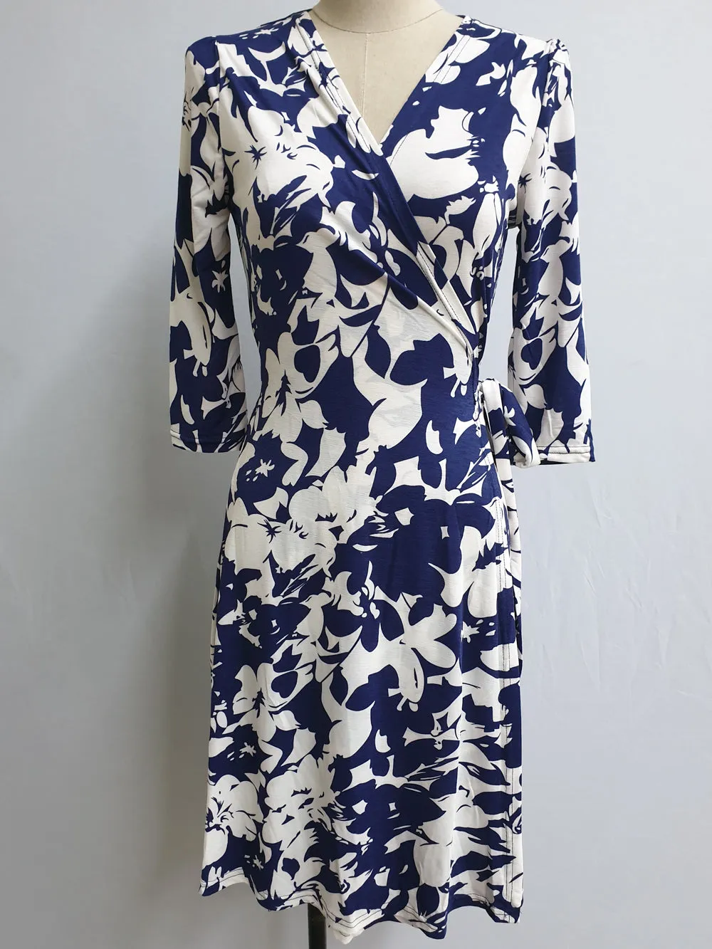 Porcelain Wrap Dress