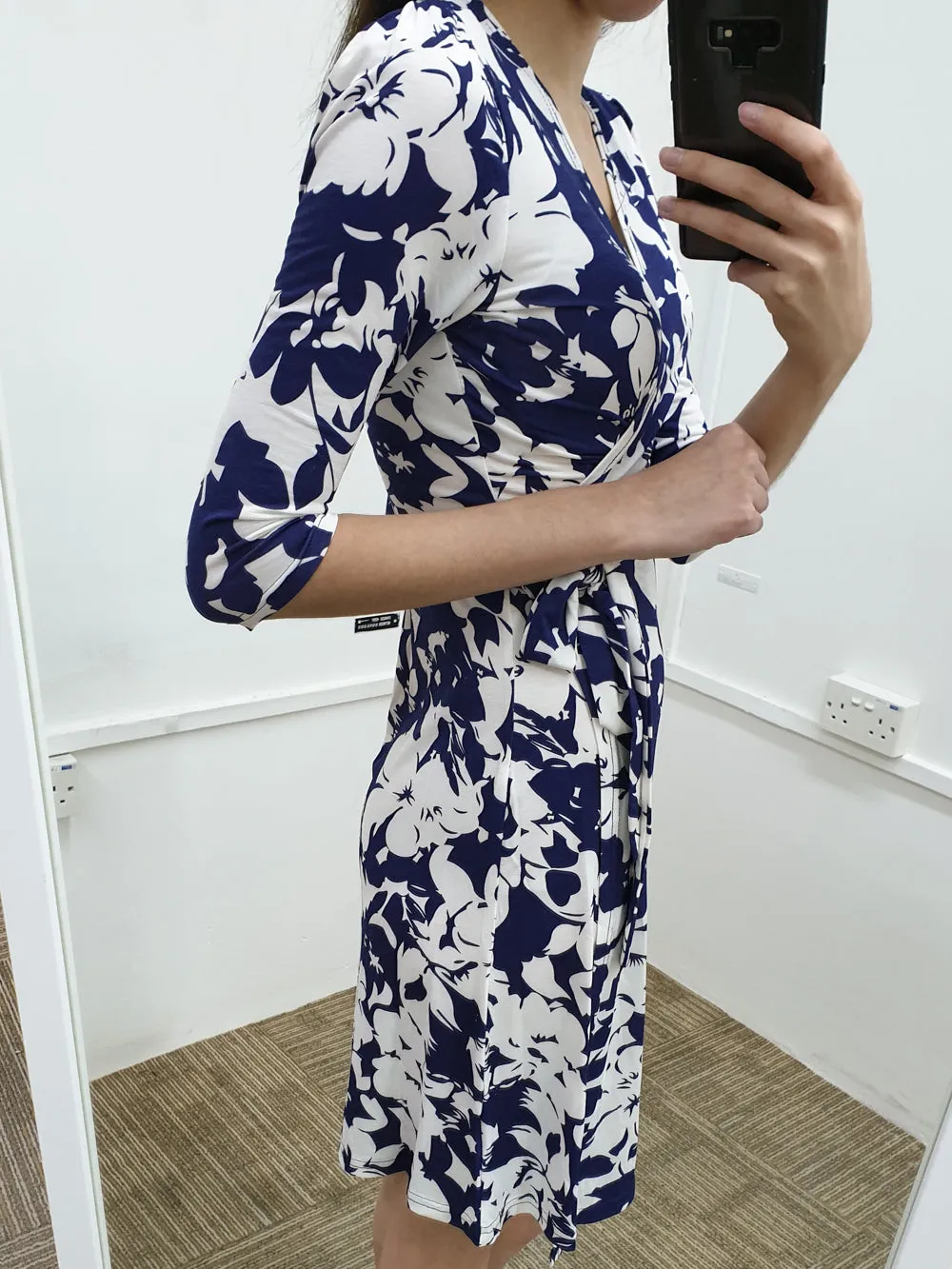 Porcelain Wrap Dress