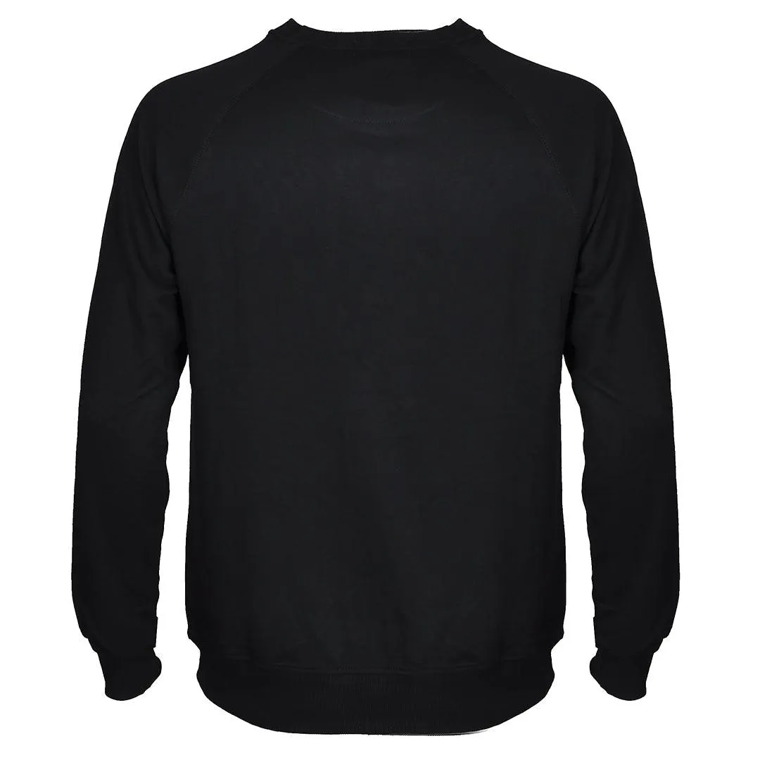 PRL Big Pony Designed Men's Round Neck Cotton Sweatshirt- Black