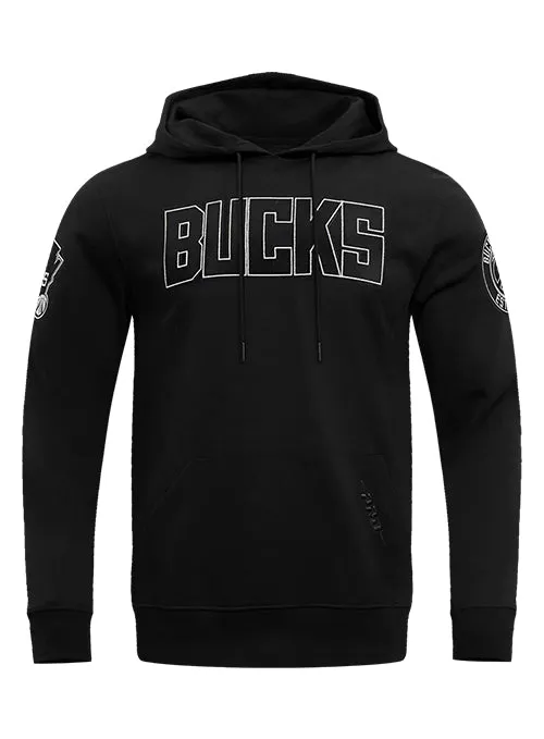 Pro Standard Black and Silver Milwaukee Bucks Hooded Sweatshirt