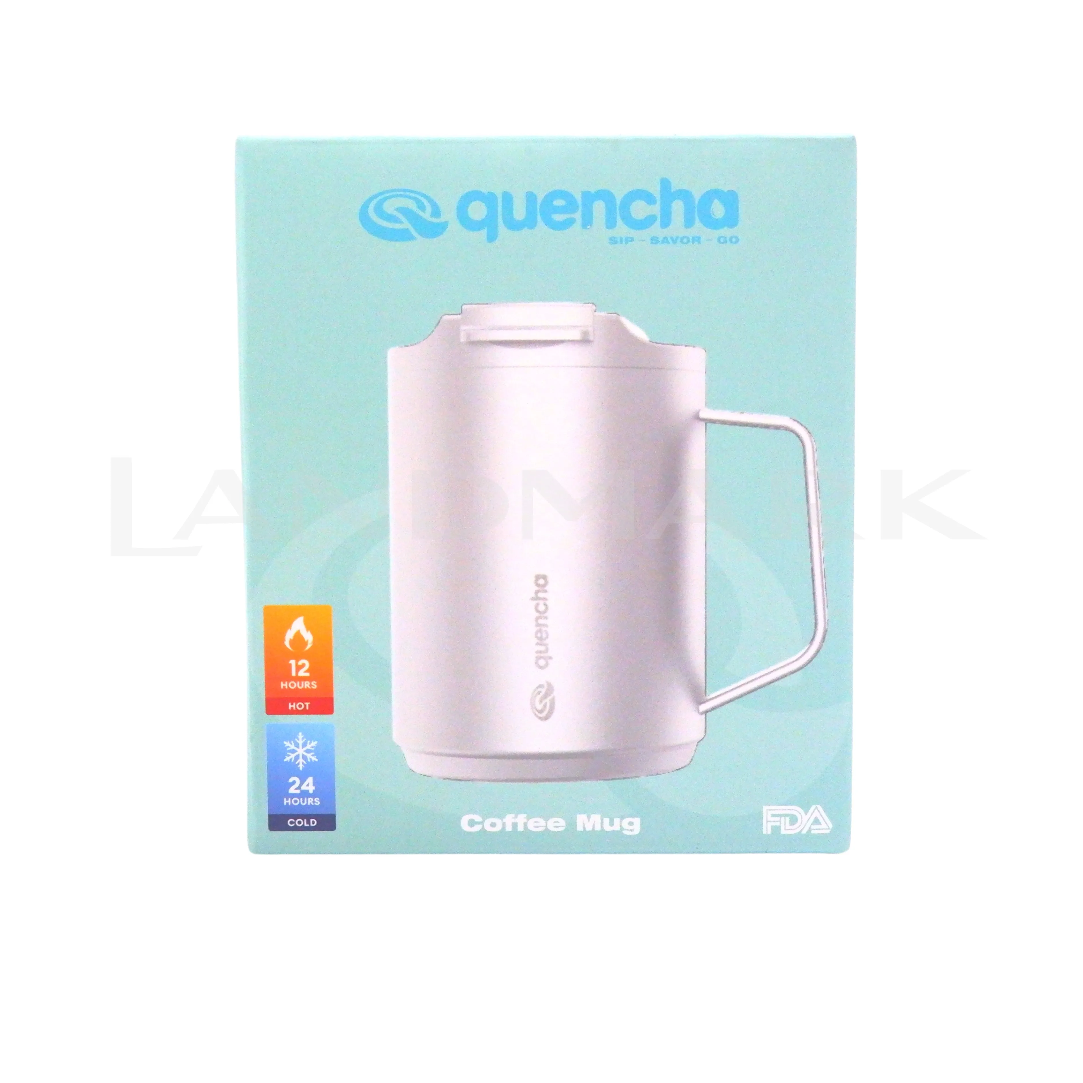 Quencha Premium Insulated Coffee Mug 400ml