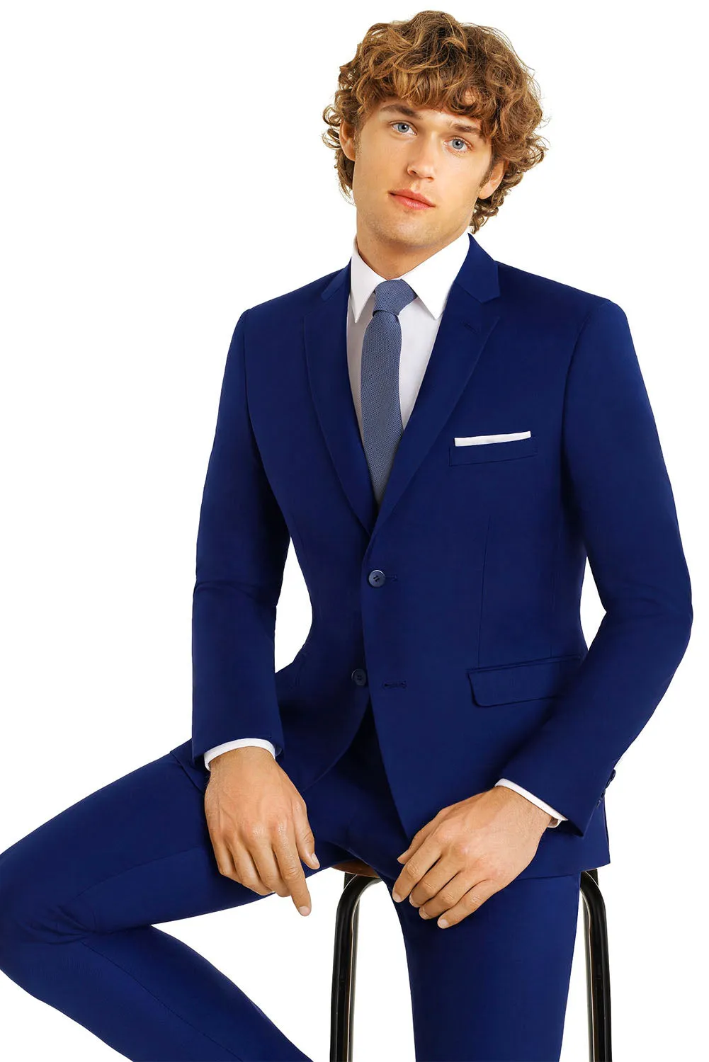 "Athens" Cobalt Suit Jacket (Separates)