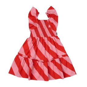 ROCK YOUR BABY - CANDY WRAP SHIRRED DRESS