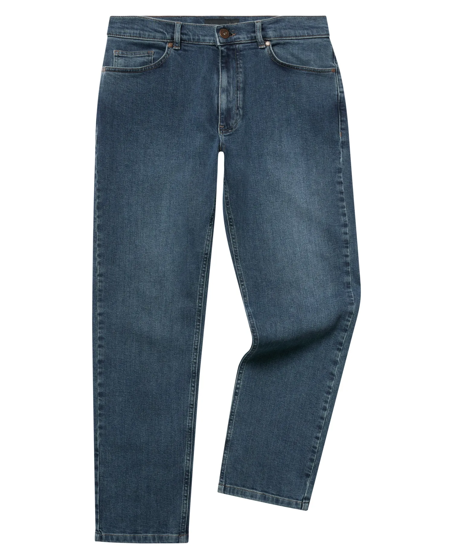 Roman Modern Straight Fit Cotton-Stretch Jean