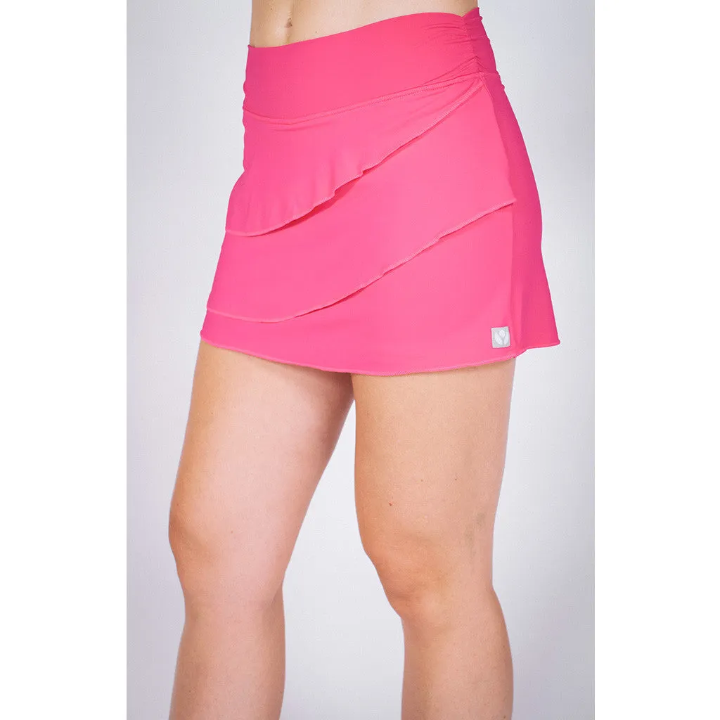 Ruffle Skort Hot Pink