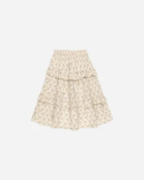 Ruffled Midi Skirt || Marigold