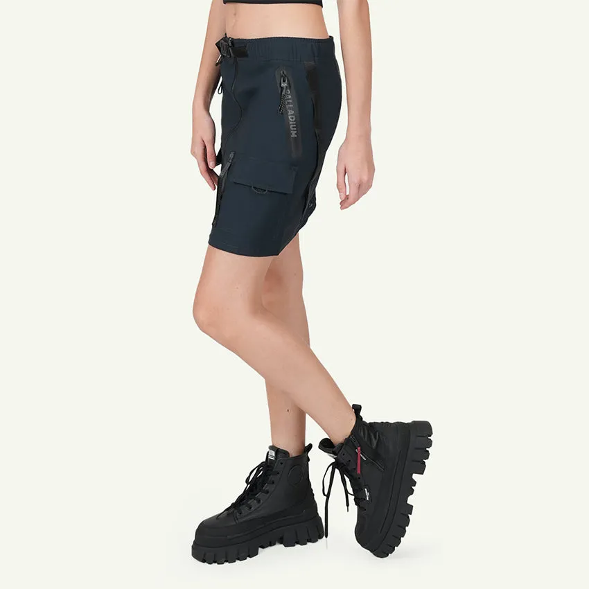 SHORT SKIRT FRONT PKT WOMEN'S SKIRT -  ANTHRACITE