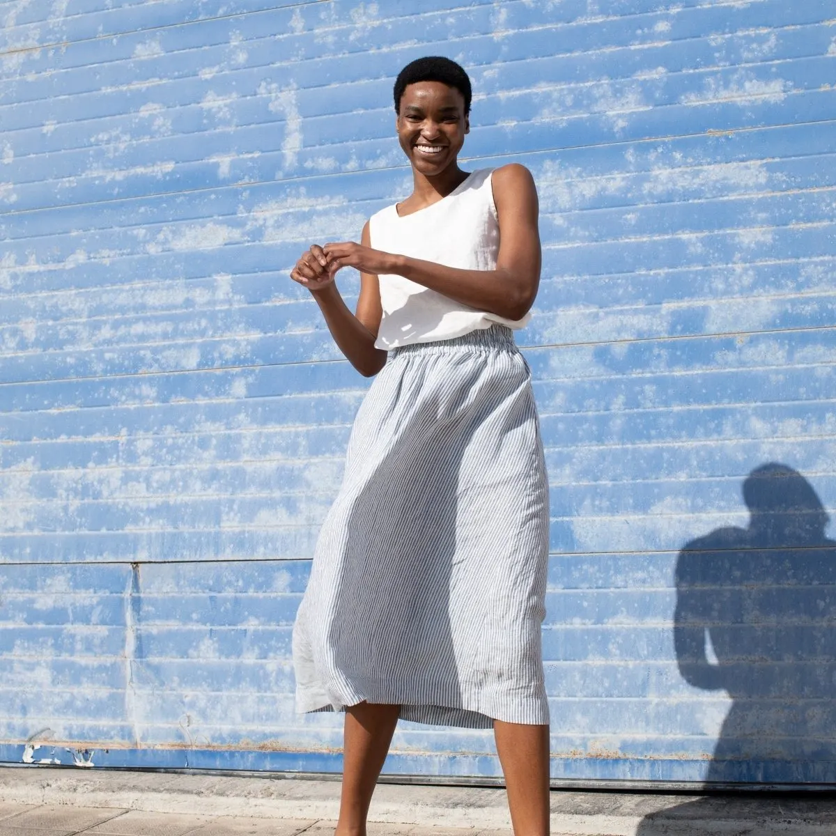 SION light weight linen skirt