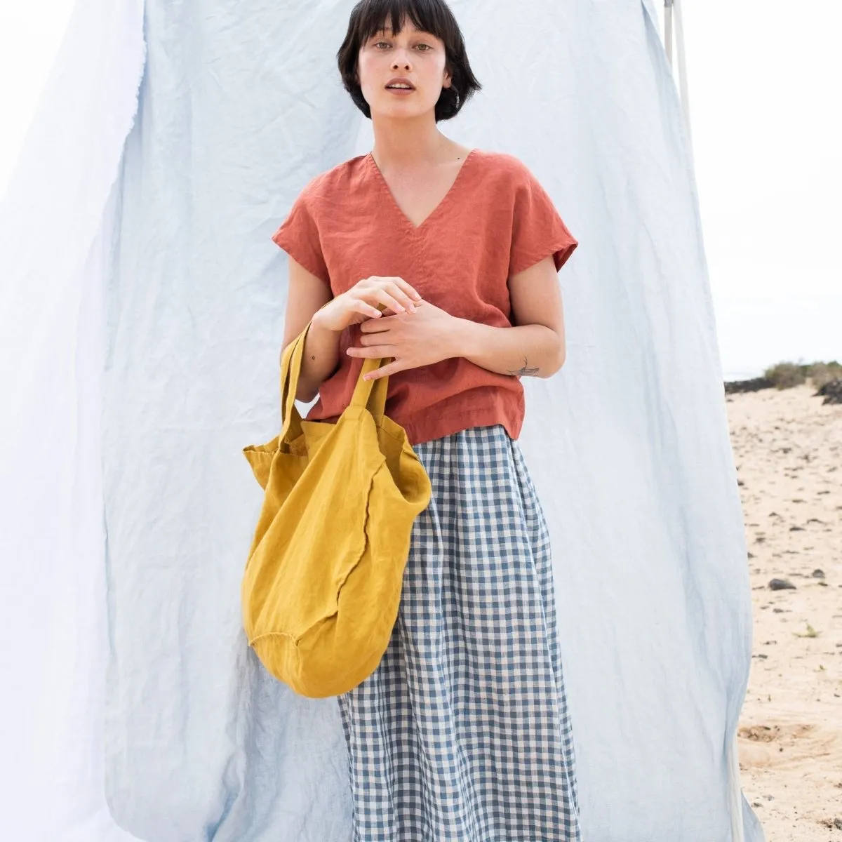 SION light weight linen skirt