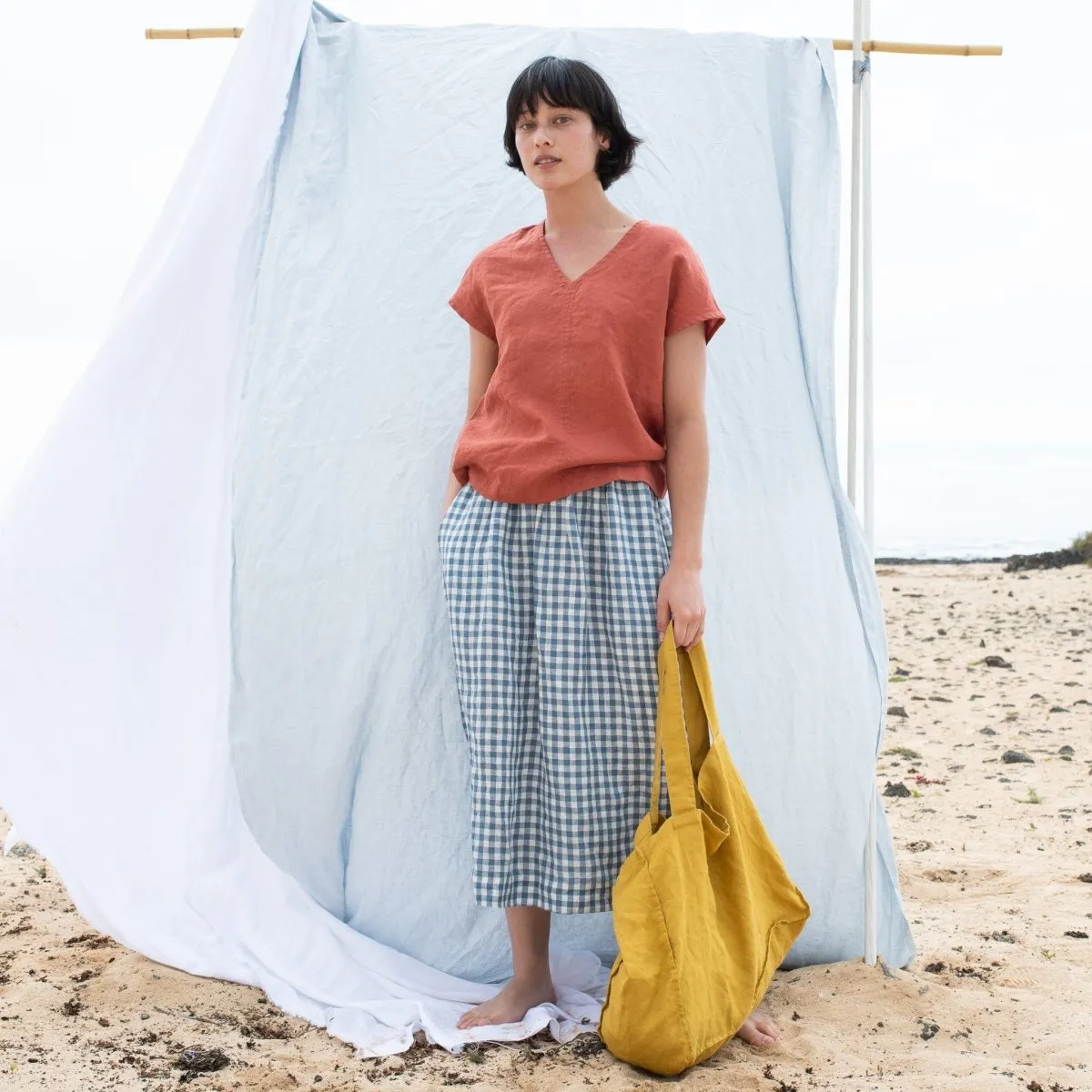 SION light weight linen skirt