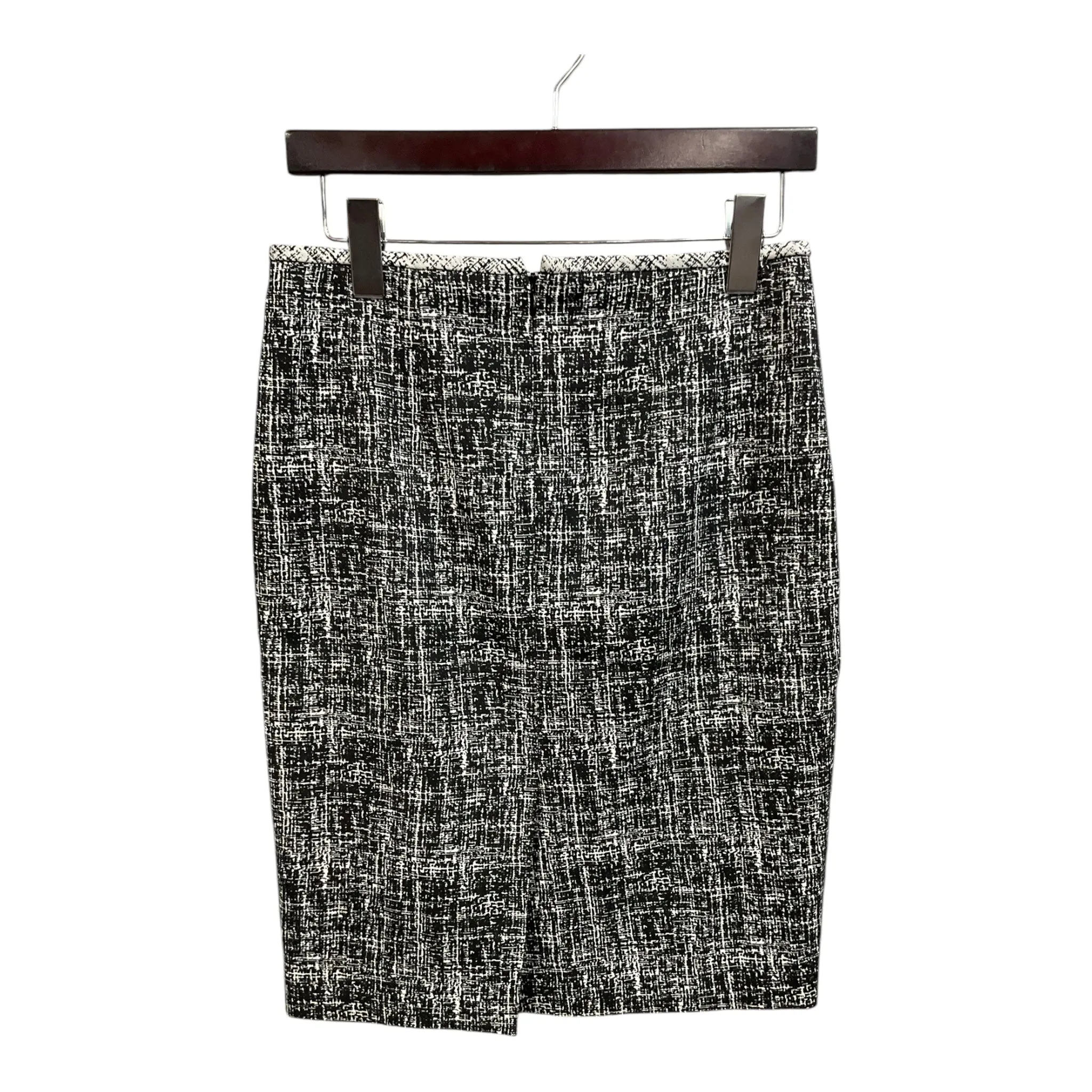 Skirt Midi By Calvin Klein In Black & White, Size: Xs