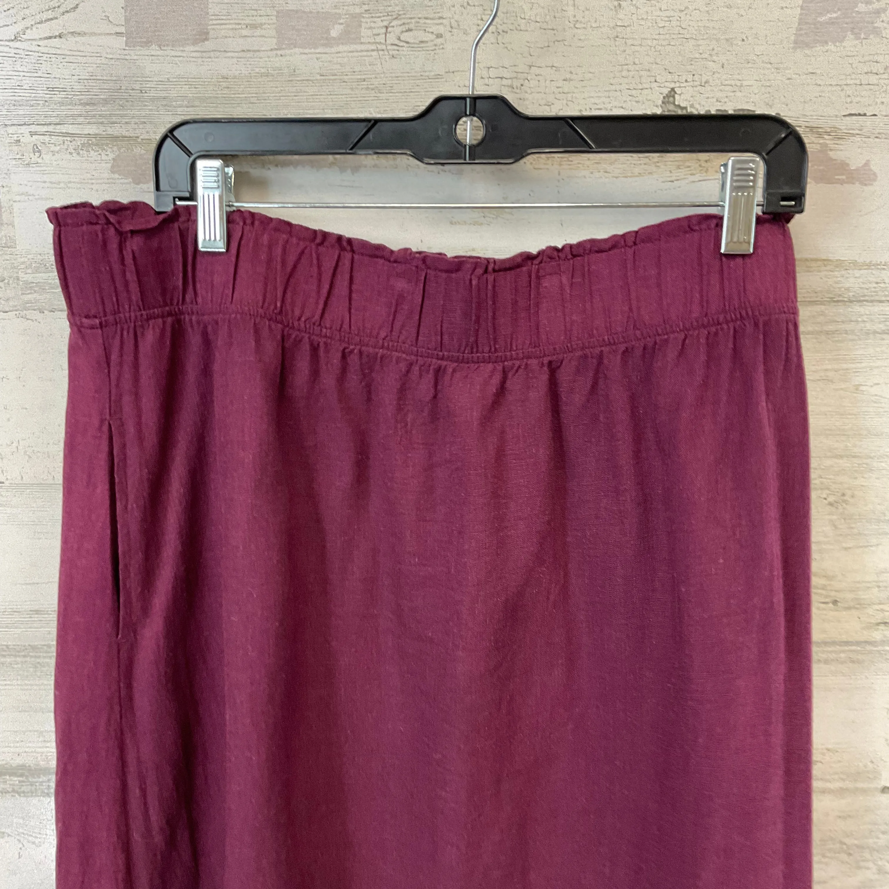 Skirt Midi By Cj Banks In Red, Size: 1x