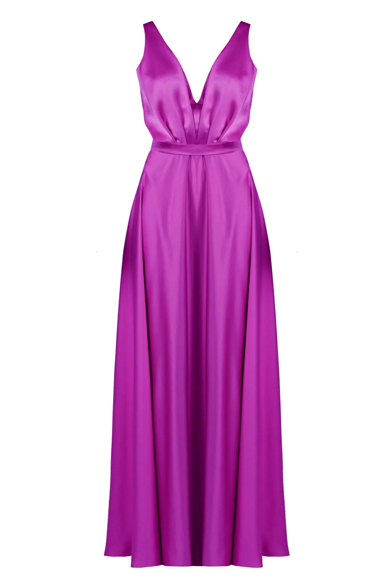 SOFI maxi evening fuchsia dress