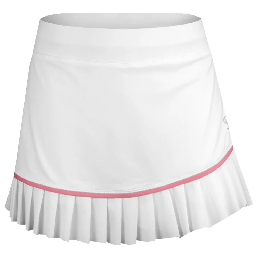 Sofibella Women's Center Line 13" Skirt - White/Macrame