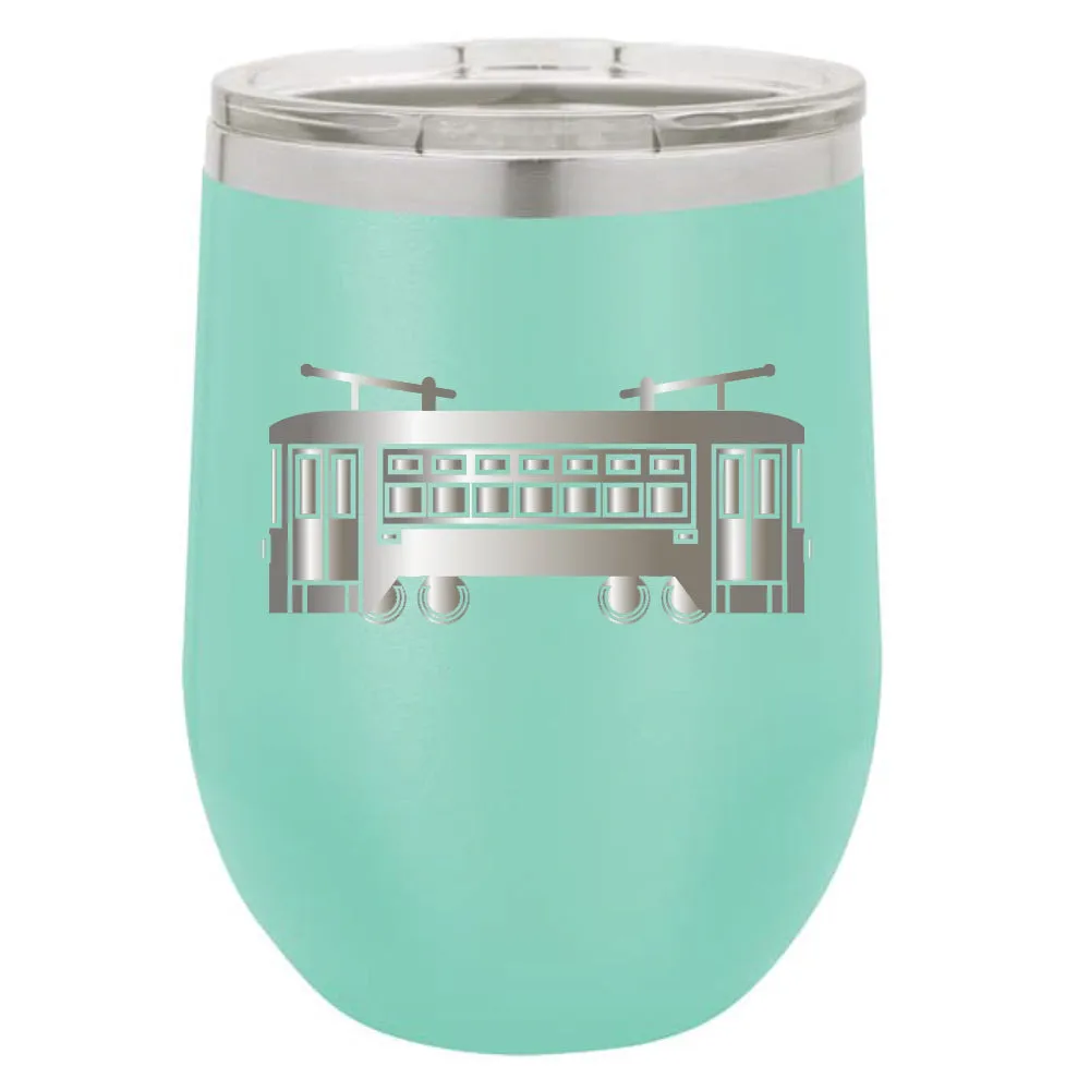 Stainless Steel Streetcar Stemless Wine Glass