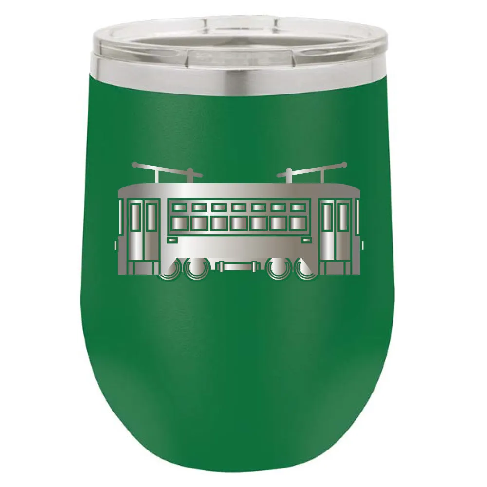 Stainless Steel Streetcar Stemless Wine Glass