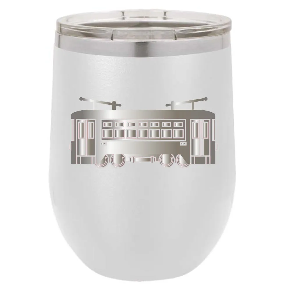 Stainless Steel Streetcar Stemless Wine Glass