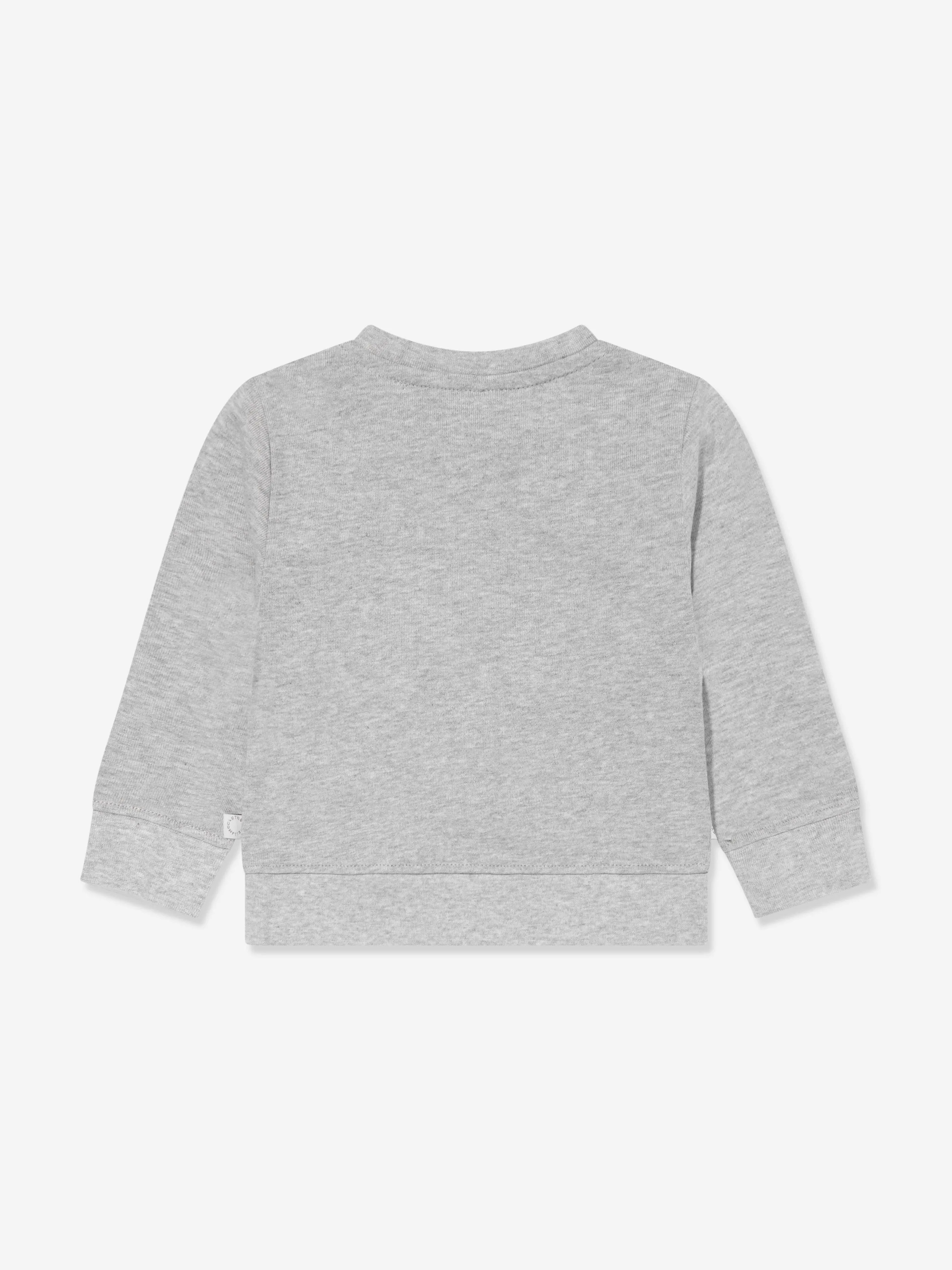 Stella McCartney Baby Boys Shark Sweatshirt in Grey