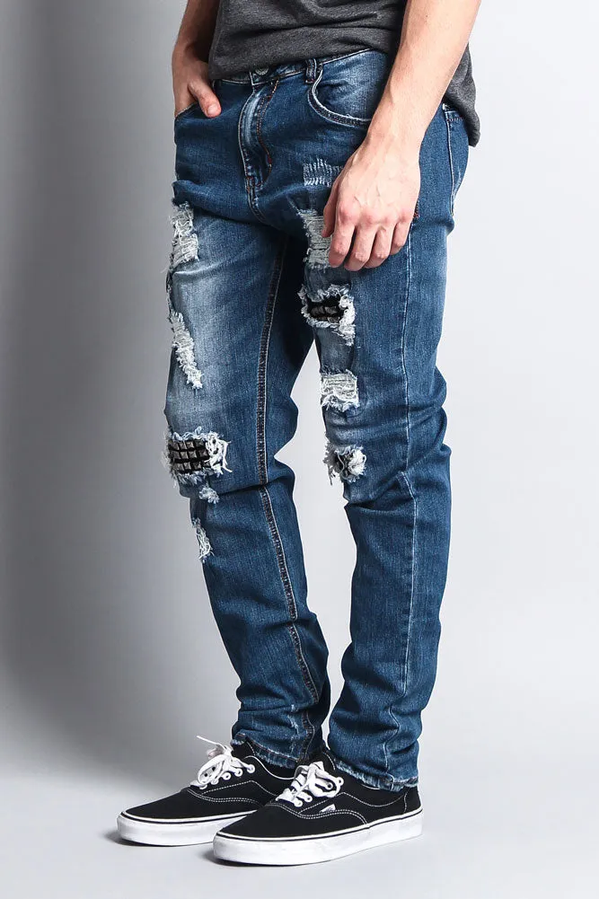 Stud Denim Jeans