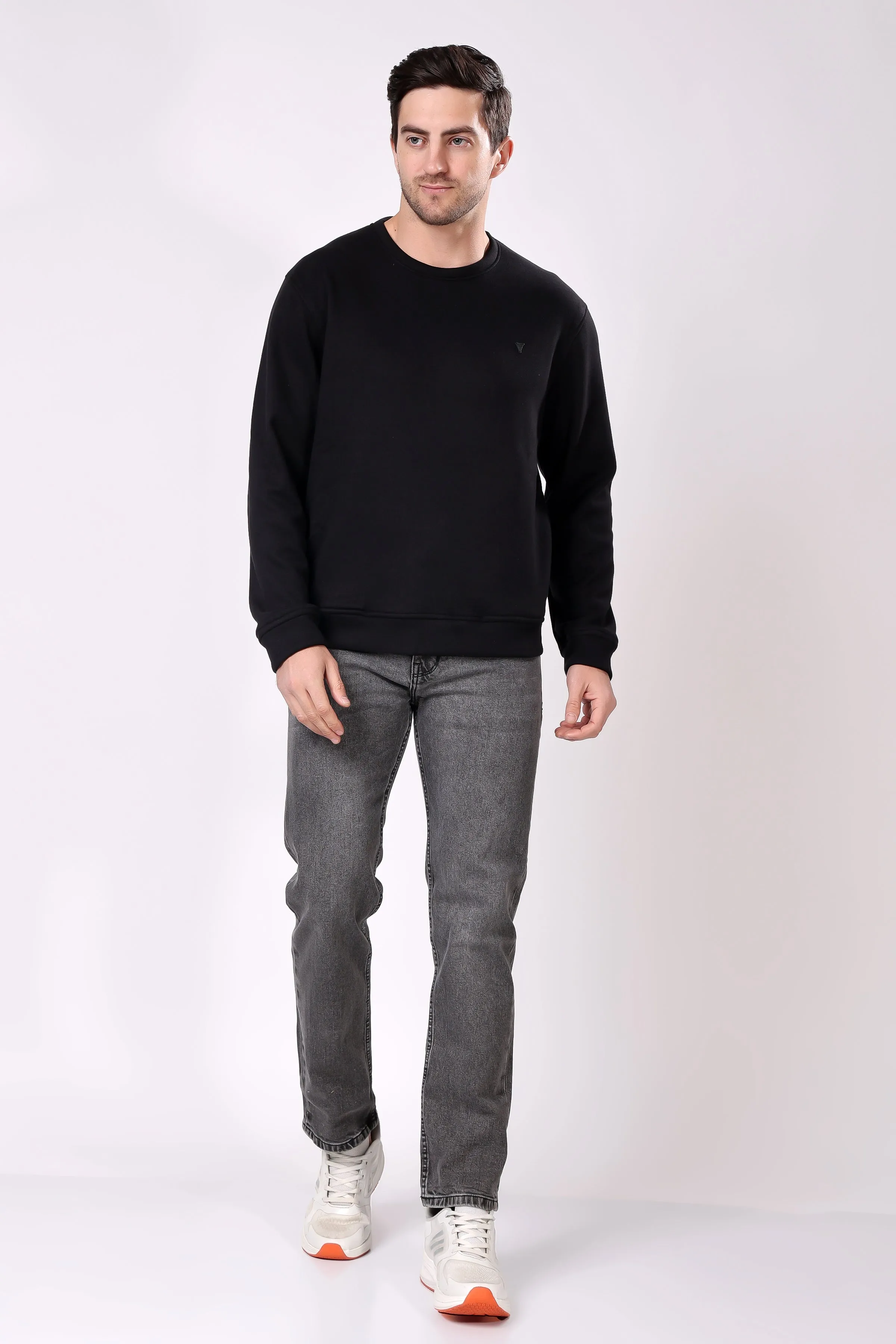 STYLOX Cotton Crew Neck Sweatshirt For Men