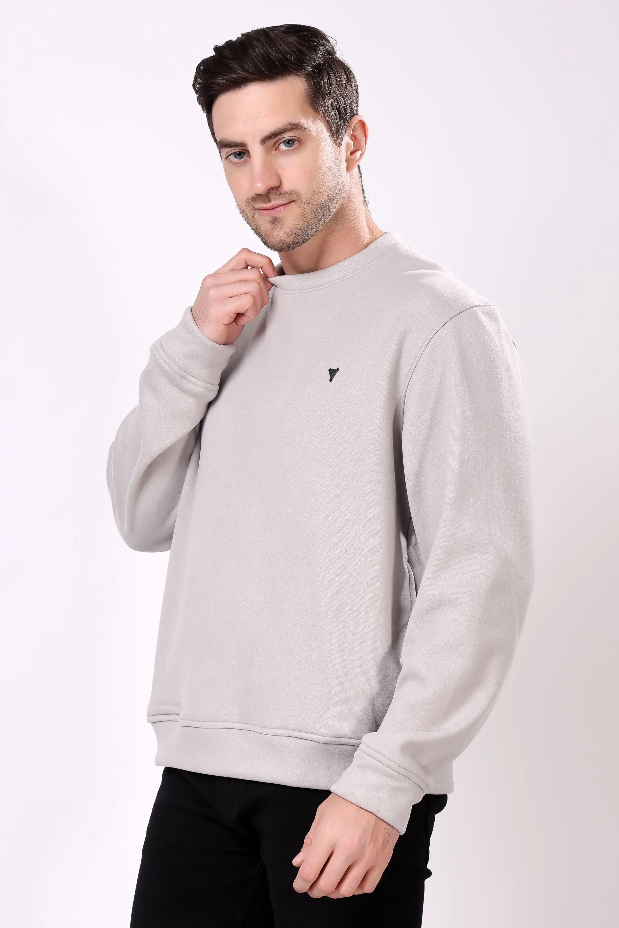 STYLOX Cotton Crew Neck Sweatshirt For Men