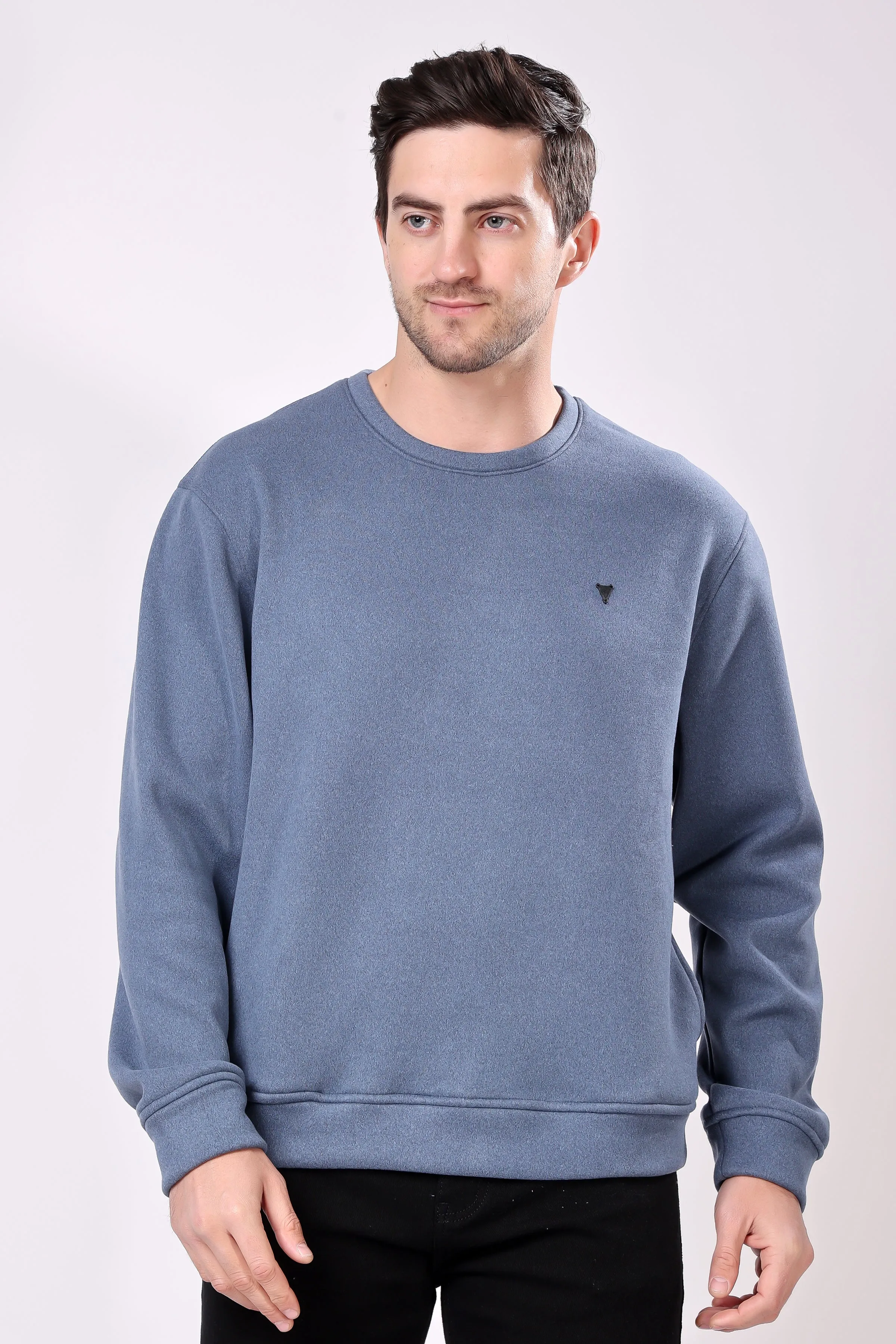 STYLOX Cotton Crew Neck Sweatshirt For Men