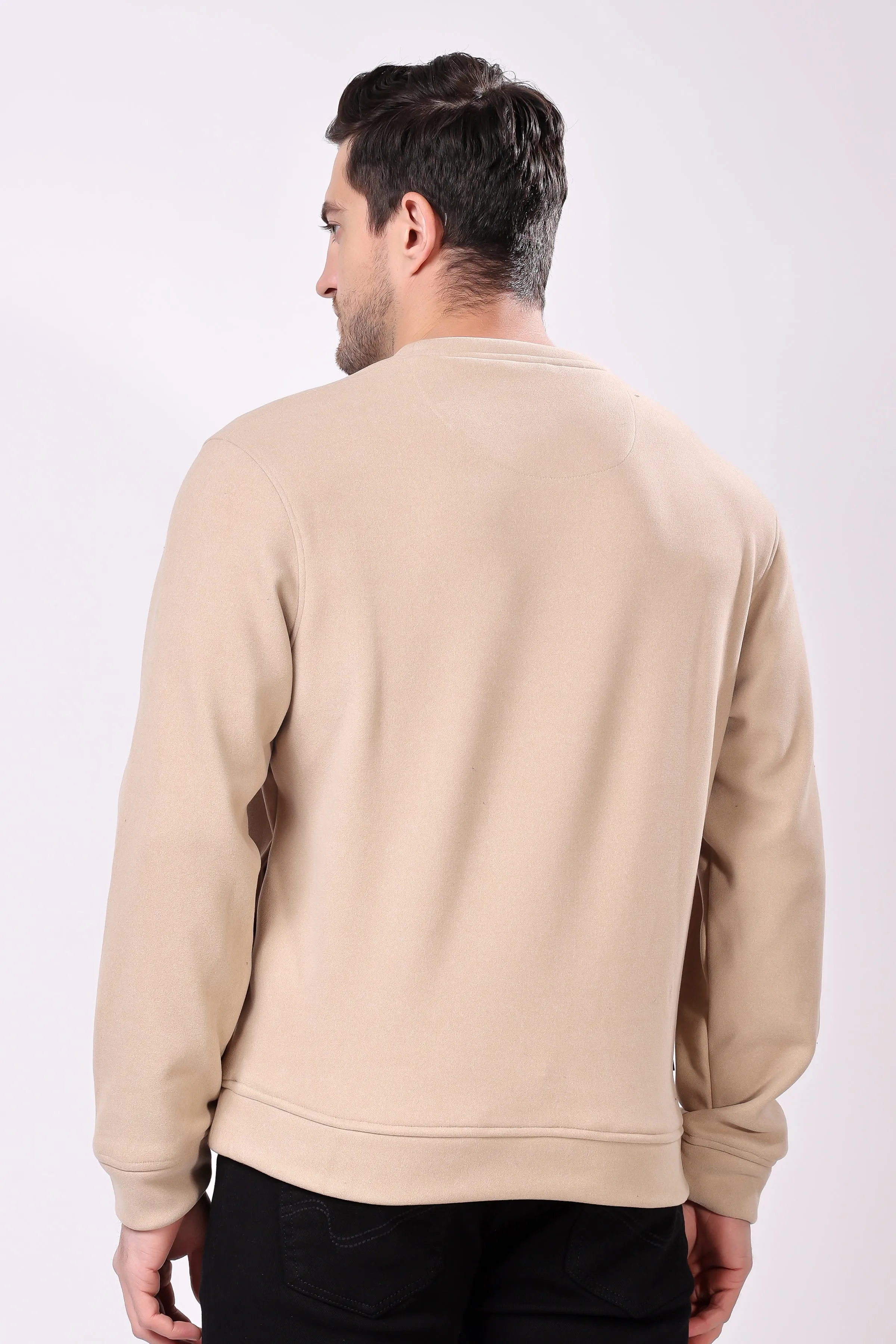 STYLOX Cotton Crew Neck Sweatshirt For Men