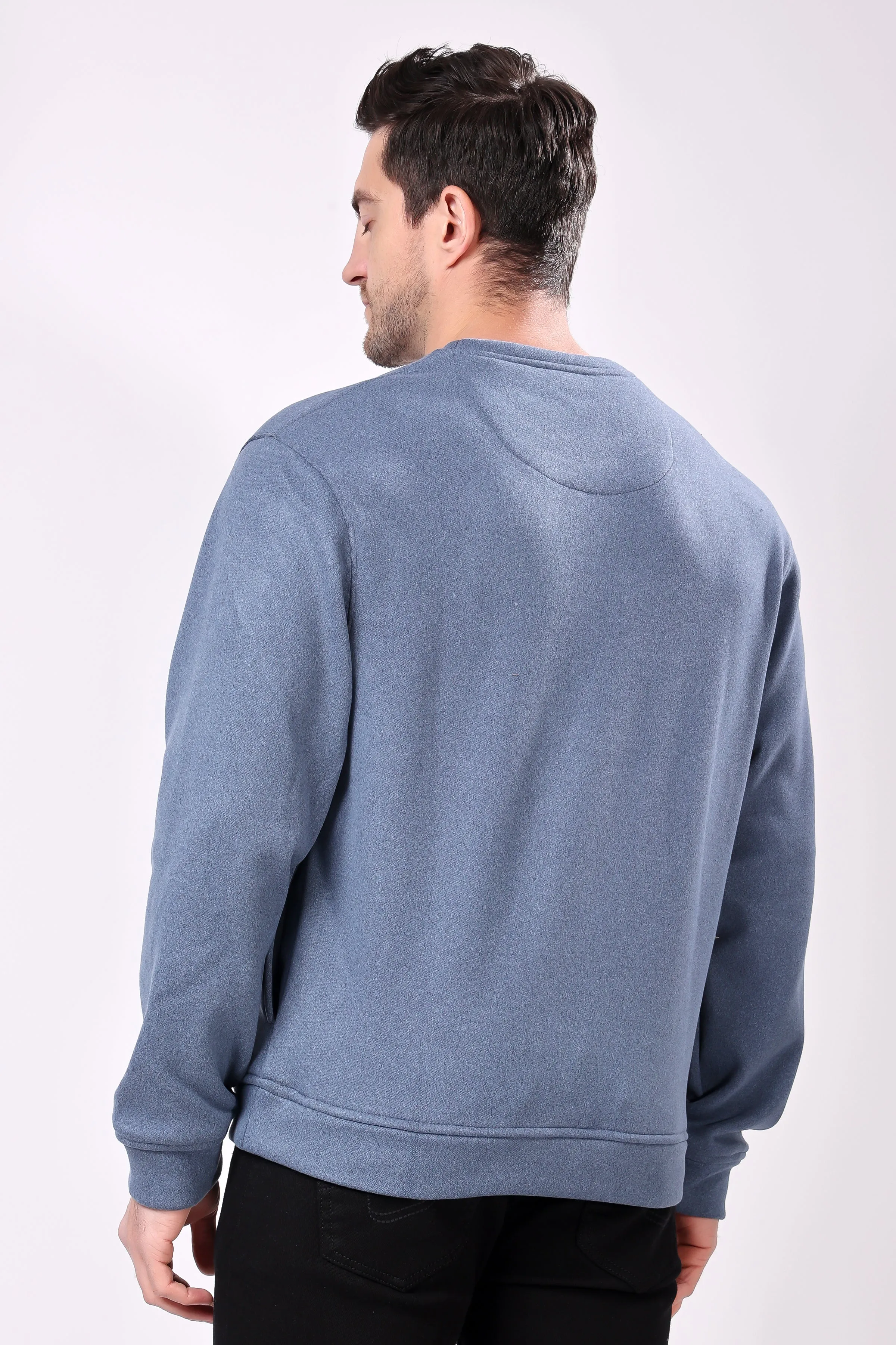 STYLOX Cotton Crew Neck Sweatshirt For Men