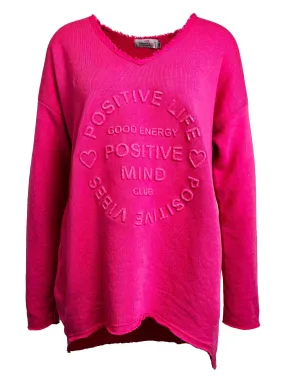 Sweatshirt Positive pink