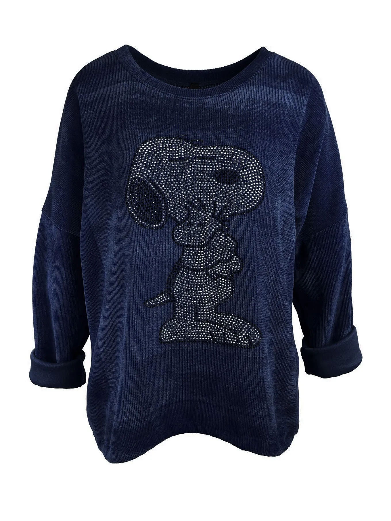 Sweatshirt Snoopy midi marine