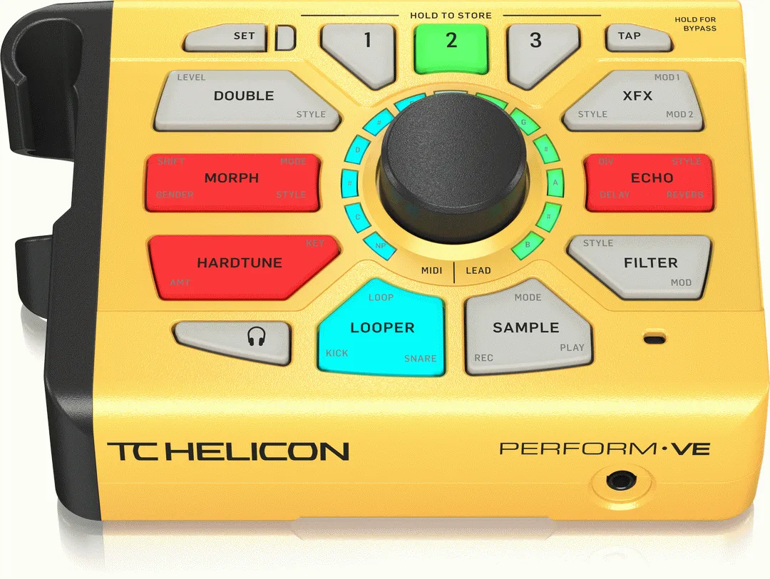 TC Helicon Perform-VE Yellow Vocal Processor