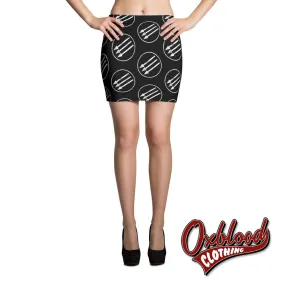 The Iron Front Three Arrows Anti-Fascist Mini Skirt